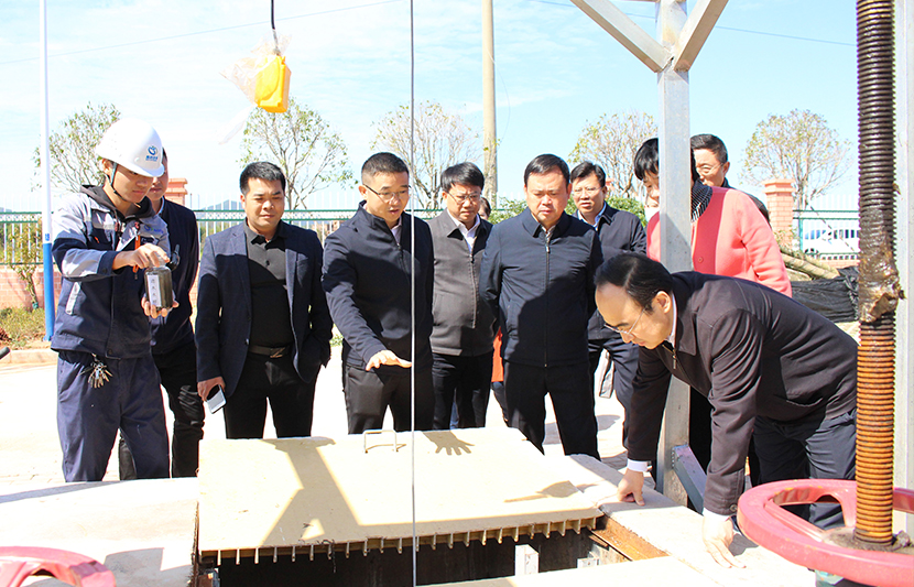 江西省生態(tài)環(huán)境廳黨組書記、廳長徐延彬一行蒞臨挺進(jìn)環(huán)保和樂新村項(xiàng)目點(diǎn)視察調(diào)研