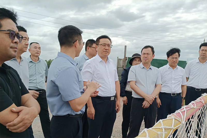 贛州市委常委、副市長何琦一行蒞臨挺進(jìn)環(huán)保D5地塊土壤治理項目調(diào)研指導(dǎo)